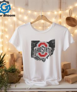 Ohio State Buckeyes State White T Shirt