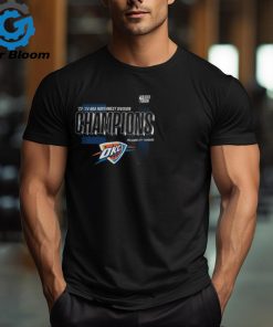 Oklahoma City Thunder 2024 Northwest Division Champions Locker Room T Shirt