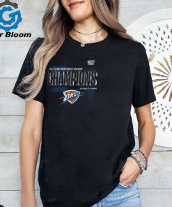 Oklahoma City Thunder 2024 Northwest Division Champions Locker Room T Shirt