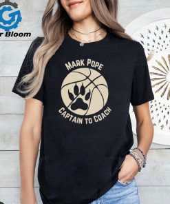 Original Mark Pope Captain To Coach Basketball Kentucky T Shirt