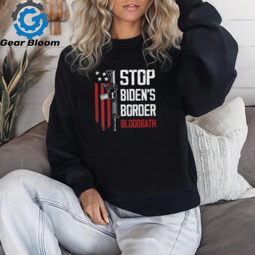 Original Stop Biden’s Border Bloodbath Shirt