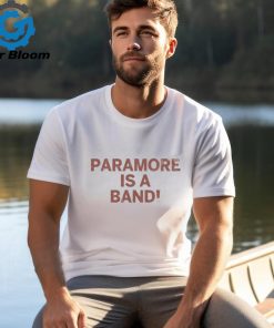 Paramore Is A Band Ladies Boyfriend Shirt