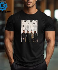 Show In Las Vegas October 9 2024 Architects North America Tour 2024 Schedule Lists Shirt