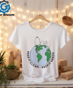 Snoopy Keep It Clean Keep It Green Earth Day Shirt