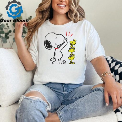 Snoopy and Woodstock Peanuts cartoon shirt
