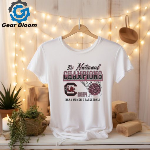 South Carolina Gamecocks 2024 NCAA Women’s Basketball National Champions Tee Shirt