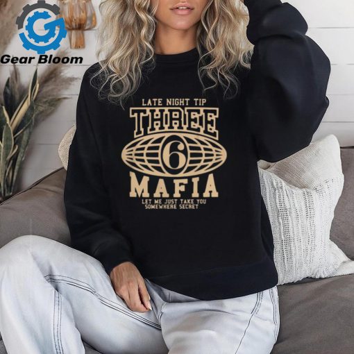 Three 6 Mafia Merch L2S Late Night Tip Shirt