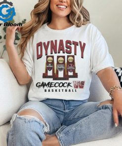 Three Time South Carolina Gamecocks Womens Basketball Dynasty Champs Trophy 2024 Shirt