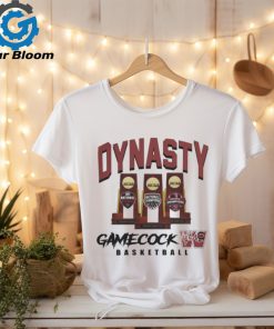 Three Time South Carolina Gamecocks Womens Basketball Dynasty Champs Trophy 2024 Shirt