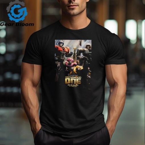 Transformers One Witness The Origin Only In Theatres September 2024 Shirt