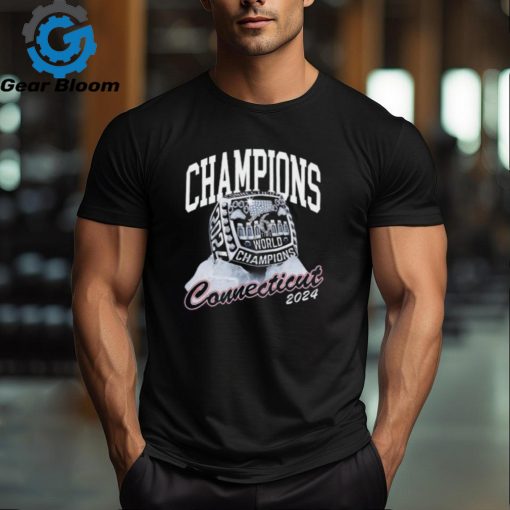 Uconn 6 Time World Champions Connecticut 2024 Ladies Boyfriend Shirt