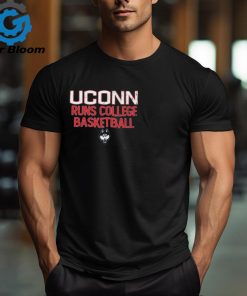 Uconn Runs College Basketball Ladies Boyfriend Shirt