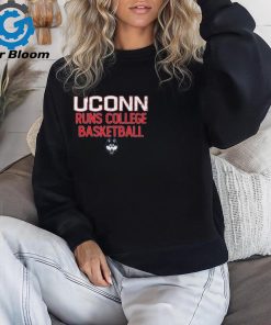 Uconn Runs College Basketball Ladies Boyfriend Shirt