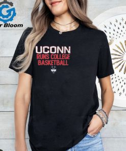 Uconn Runs College Basketball Ladies Boyfriend Shirt