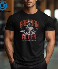 Ufc Merch Brendan Allen Retro Bitmap T Shirt