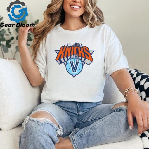 Villanova Knicks New York Mashup Parody Basketball T Shirt