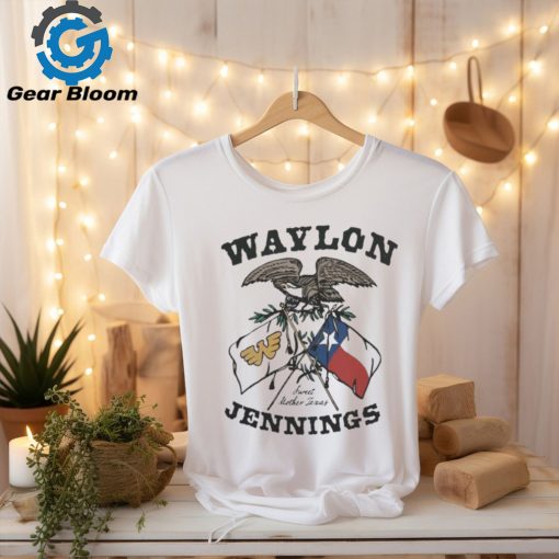 Waylon Jennings Merch Sweet Mother Texas Men’s Tee Shirt