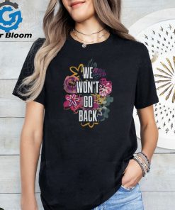 We Won't Go Back Navy Tee shirt