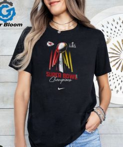 Youth Kansas City Chiefs Nike Black Super Bowl LVIII Champions Lombardi Trophy T Shirt