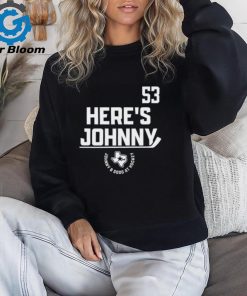 53 Here's Johnny Johnny B Good At Hockey T Shirt