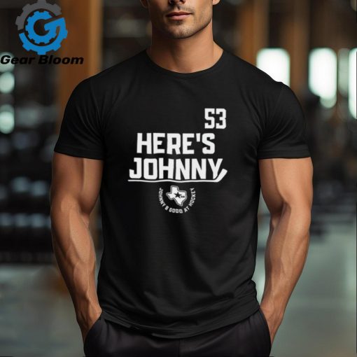 53 Here’s Johnny Johnny B Good At Hockey T Shirt