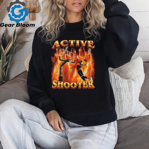 Active shooter basketball shirt