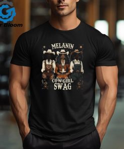 African Melanin Cowgirl Swag Melanin Cowgirls Black History T Shirt