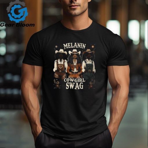 African Melanin Cowgirl Swag Melanin Cowgirls Black History T Shirt