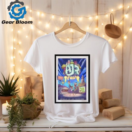 Ajr may 1 2024 pechanga arena san diego ca poster shirt