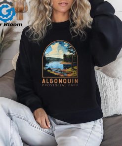 Algonquin Provincial Park Canada Vintage Emblem T Shirt