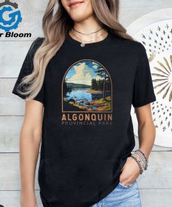 Algonquin Provincial Park Canada Vintage Emblem T Shirt