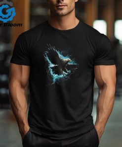 Bald Eagle Bird Nature Usa Lightning T Shirt