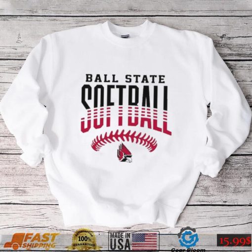 Ball State Cardinals University Softball 2024 Logo T shirt