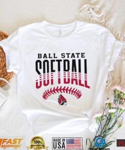 Ball State Cardinals University Softball 2024 Logo T shirt