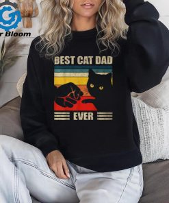 Best Cat Dad Ever Cat Dad Father Vintage T Shirt