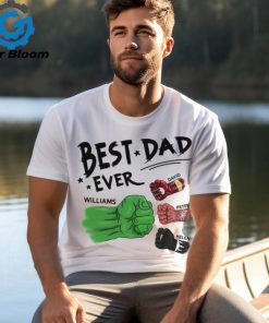 Best Dad Ever Personalized Shirt