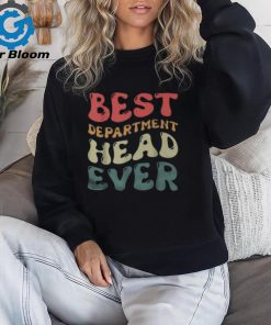 Best Department Head Ever Vintage Groovy Women Women T shirt