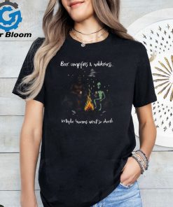 Bigfoot & Alien Campfire Maybe Humans Aren't So Dumb Shirt