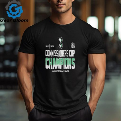 Binghamton Black Bears 2024 FBHL Final Commissioners Cup Champions Shirt