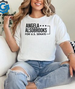 Candidly tiff wearing angela alsobrooks for us senate shirt