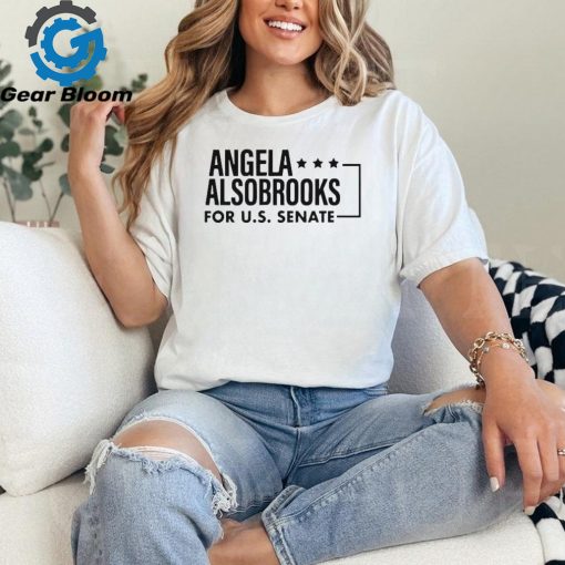 Candidly tiff wearing angela alsobrooks for us senate shirt