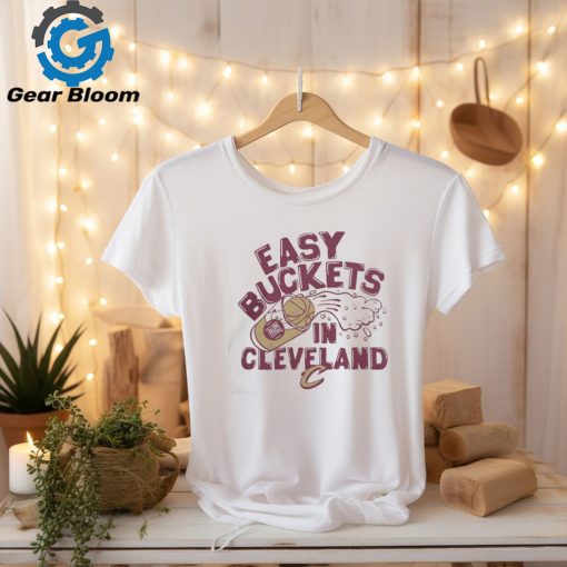 Cavs x Great Lakes Brewing Easy Buckets Tee shirt