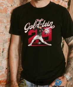 Charlie Goldstein Player Georgia NCAA Baseball Collage Poster shirt