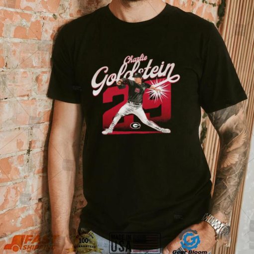 Charlie Goldstein Player Georgia NCAA Baseball Collage Poster shirt