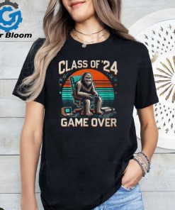 Class Of 2024 Graduation Seniors 24 Gamer Game Over T Shirt