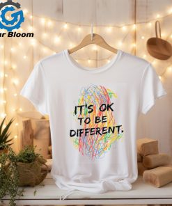 Colorful Crayon It’s Ok To Be Different Teacher T Shirt