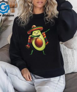 Dabbing Mexican Poncho Avocado Cinco De Mayo T Shirt