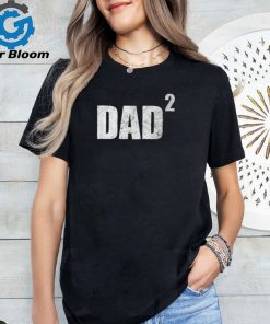 Dad Squared Second Pregnancy Announcement 2 Kid T Shirt