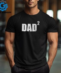 Dad Squared Second Pregnancy Announcement 2 Kid T Shirt