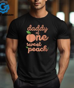 Daddy Dad First Birthday One Sweet Peach Bday Matching T Shirt